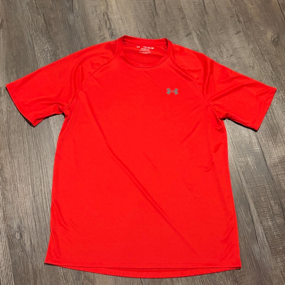 Under Armour Men's Red Tech Tee Size Large Tall